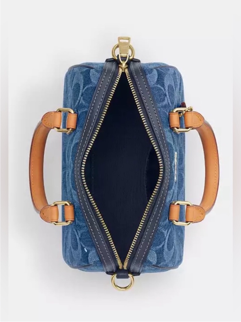 Coach Mini Rowan Crossbody Bag In Signature
Denim NWT - Picture 4 of 9